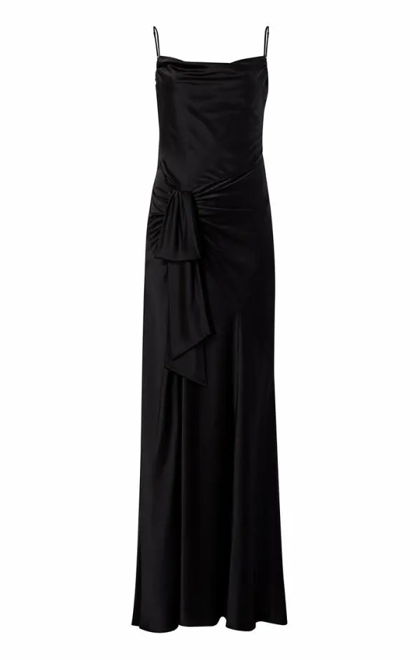Cinq Sept Monti Gown Black Women Cocktail and Evening