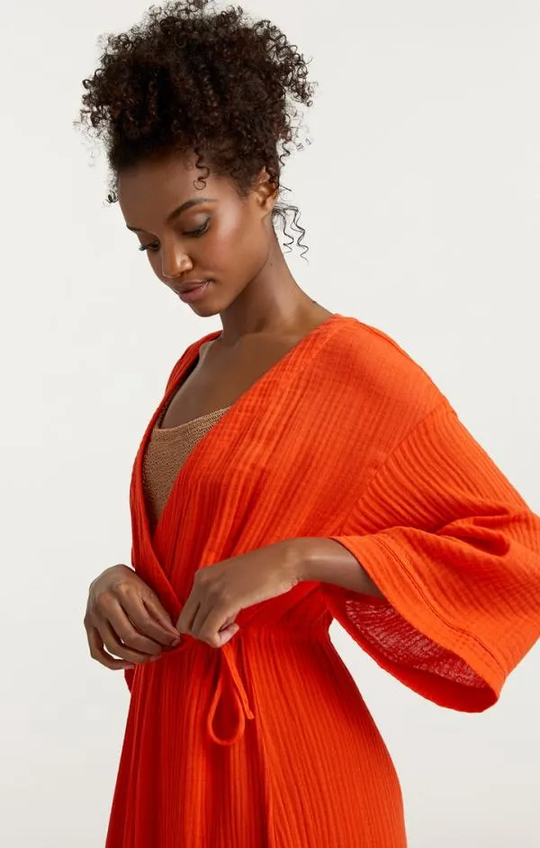 Cinq Sept Torey Dress Cherry Tomato Women Midi