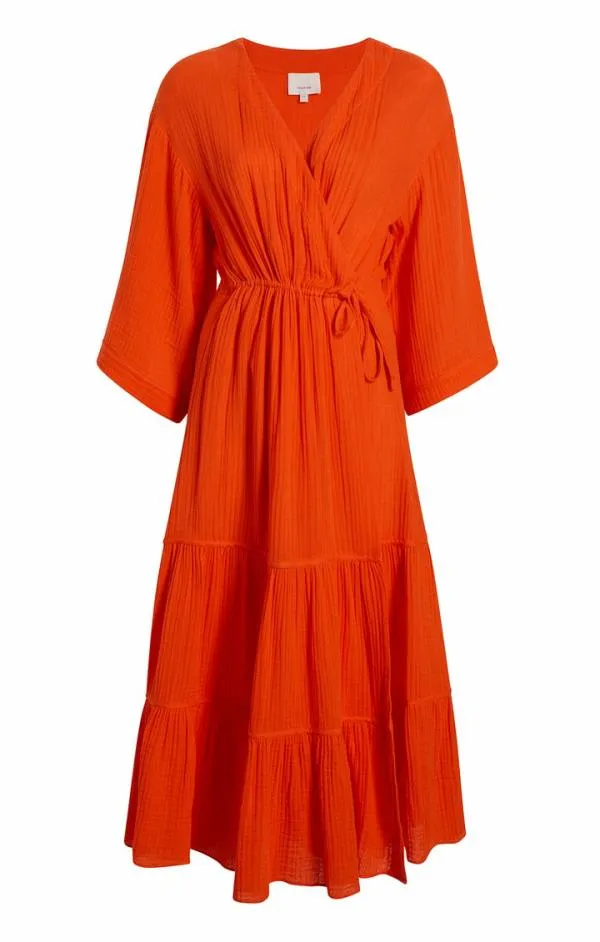 Cinq Sept Torey Dress Cherry Tomato Women Midi