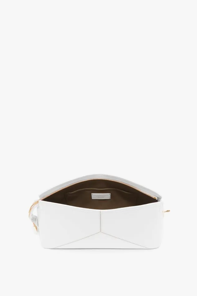 Clutches Women Victoria Beckham Exclusive Victoria Clutch Bag In White Leather