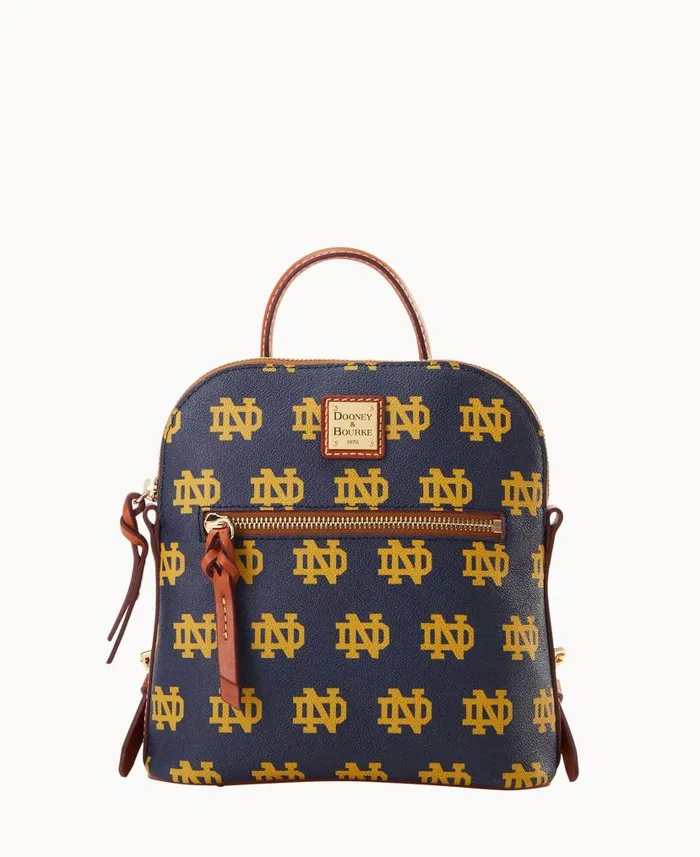Collegiate University Of Notre Dame Small Backpack University Of Notre Dame Woman Dooney and Bourke Backpacks Collegiate University Of Notre Dame Small Backpack University Of Notre Dame Woman Dooney and Bourke Backpacks