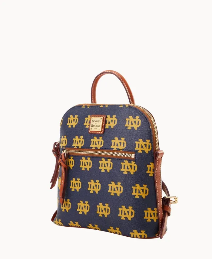 Collegiate University Of Notre Dame Small Backpack University Of Notre Dame Woman Dooney and Bourke Backpacks Collegiate University Of Notre Dame Small Backpack University Of Notre Dame Woman Dooney and Bourke Backpacks