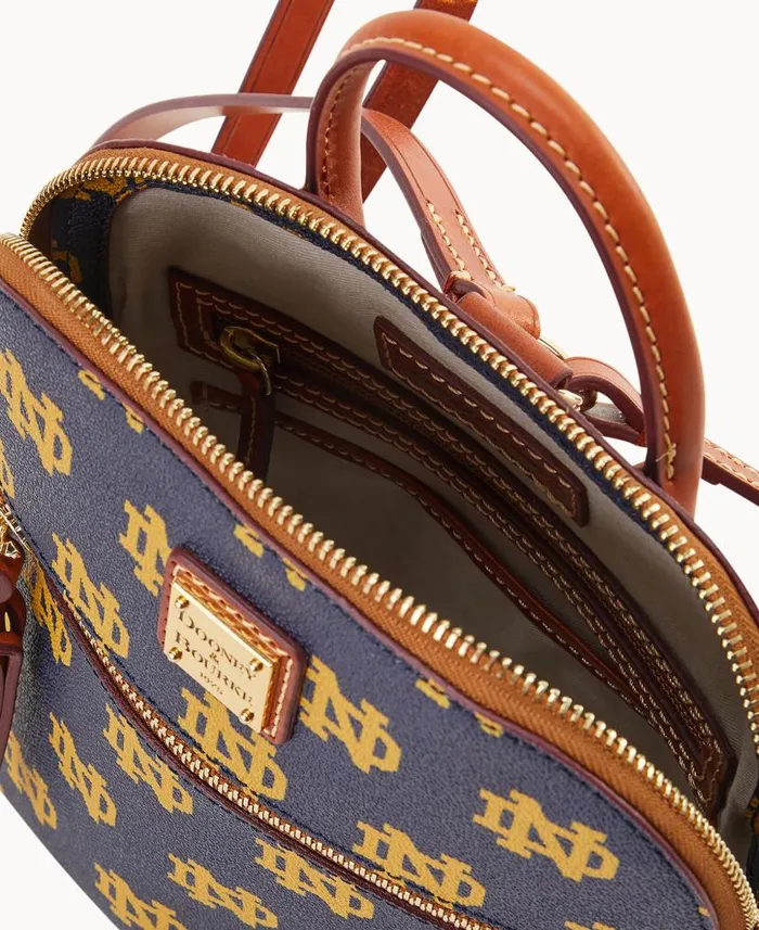 Collegiate University Of Notre Dame Small Backpack University Of Notre Dame Woman Dooney and Bourke Backpacks Collegiate University Of Notre Dame Small Backpack University Of Notre Dame Woman Dooney and Bourke Backpacks