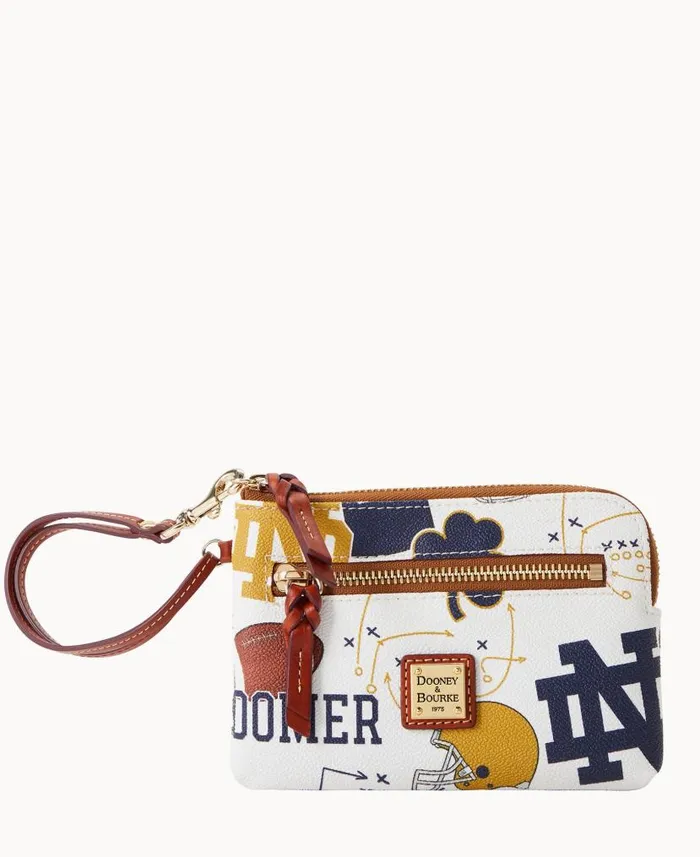 Collegiate University Of Notre Dame Zip Around Wristlet Notre Dame ManWoman Dooney and Bourke Wallets Collegiate University Of Notre Dame Zip Around Wristlet Notre Dame ManWoman Dooney and Bourke Wallets