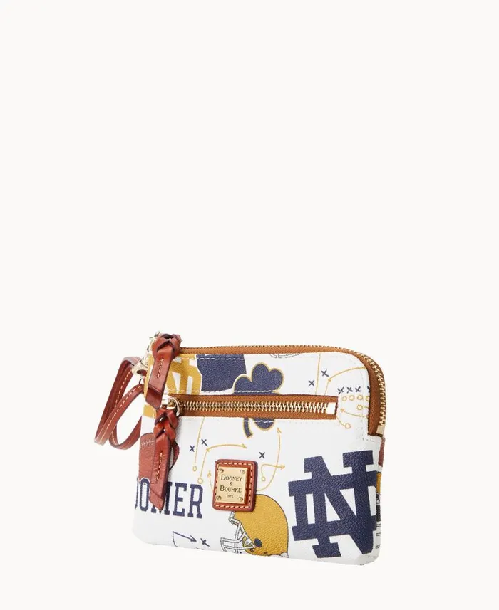 Collegiate University Of Notre Dame Zip Around Wristlet Notre Dame ManWoman Dooney and Bourke Wallets Collegiate University Of Notre Dame Zip Around Wristlet Notre Dame ManWoman Dooney and Bourke Wallets
