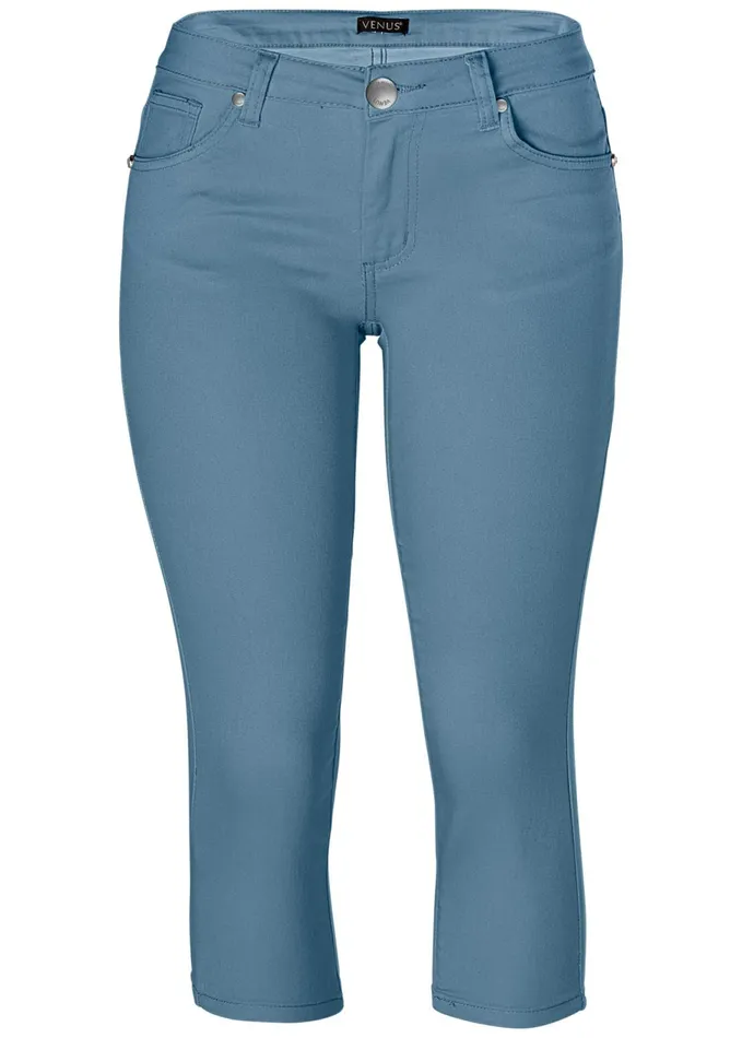 COLOR CAPRI JEANS Blue Women VENUS Cropped and Capri Jeans
