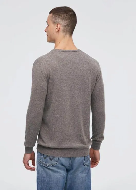 Crew Neck Cashmere Sweater For Men Men Lilysilk Sweaters