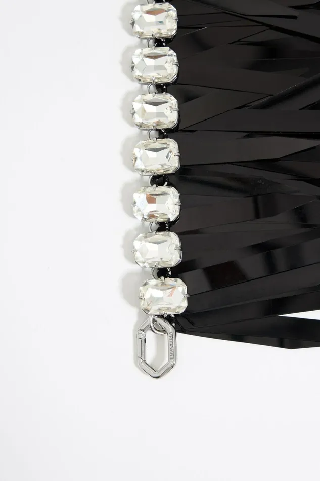 Crystals And Black Sequin Choker Necklace Black Women Bimba Y Lola Necklaces Crystals And Black Sequin Choker Necklace Black Women Bimba Y Lola Necklaces