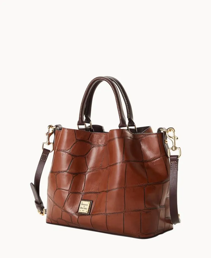 Denison Barlow Cognac Woman Dooney and Bourke Satchels Denison Barlow Cognac Woman Dooney and Bourke Satchels