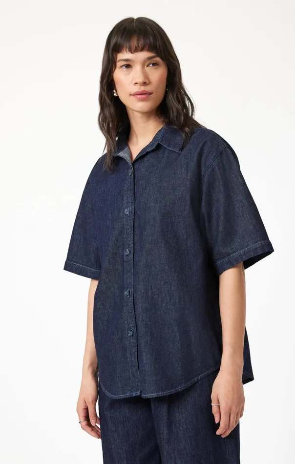 Deva Shirt In Rinse Denim Women Mavi Jeans Shirts Deva Shirt In Rinse Denim Women Mavi Jeans Shirts