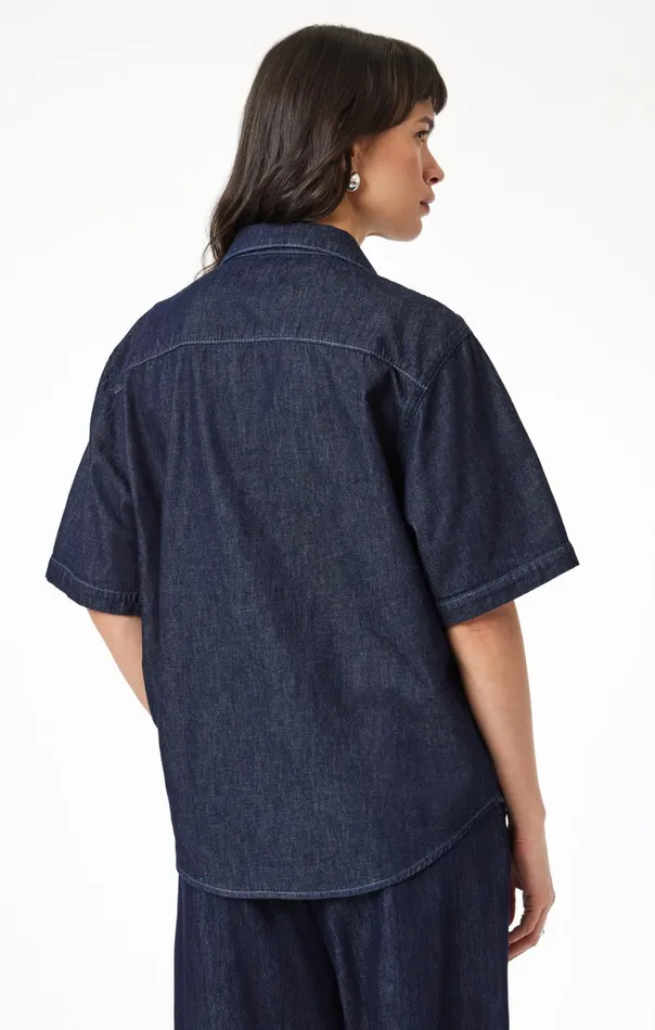 Deva Shirt In Rinse Denim Women Mavi Jeans Shirts Deva Shirt In Rinse Denim Women Mavi Jeans Shirts