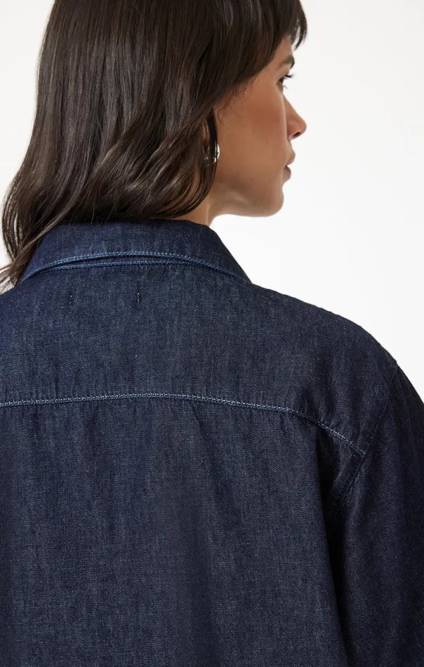 Deva Shirt In Rinse Denim Women Mavi Jeans Shirts Deva Shirt In Rinse Denim Women Mavi Jeans Shirts