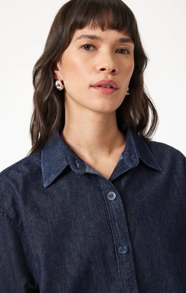 Deva Shirt In Rinse Denim Women Mavi Jeans Shirts Deva Shirt In Rinse Denim Women Mavi Jeans Shirts