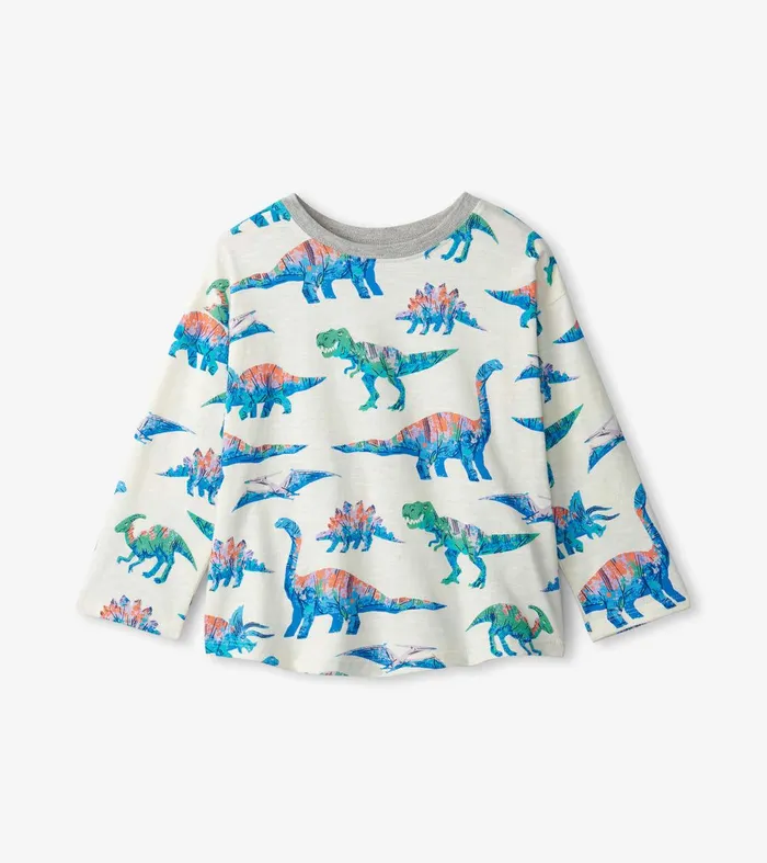 Dinosaurs Long Sleeve TShirt Hatley