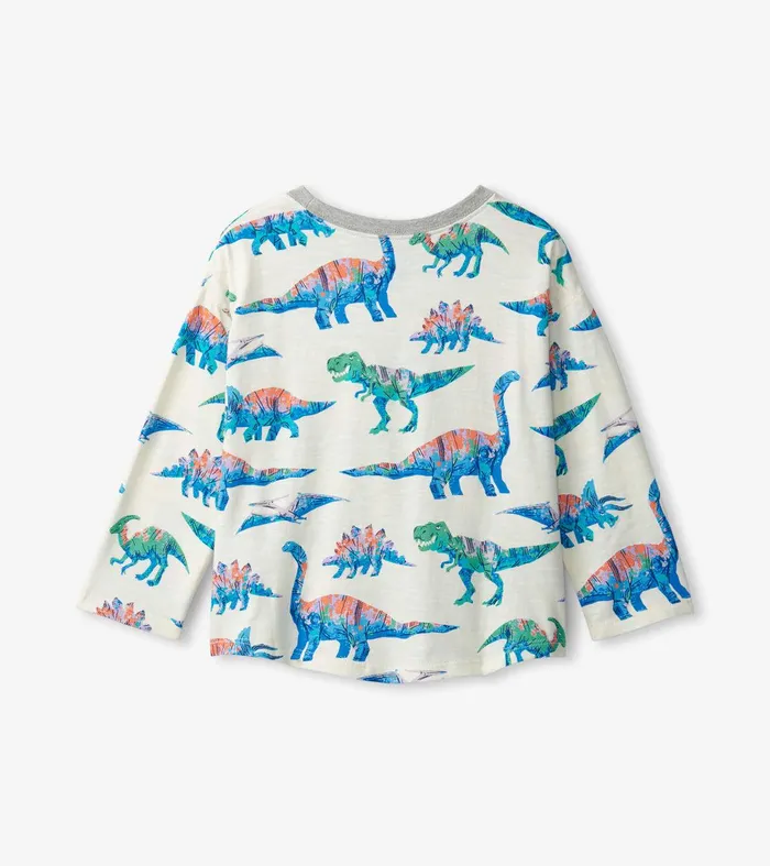 Dinosaurs Long Sleeve TShirt Hatley