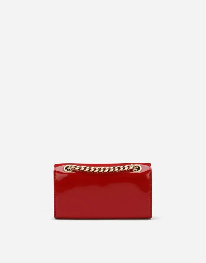 Dolce and Gabbana 35 Women Polished Calfskin 35 Cell Phone Bag Red Dolce and Gabbana 35 Women Polished Calfskin 35 Cell Phone Bag Red