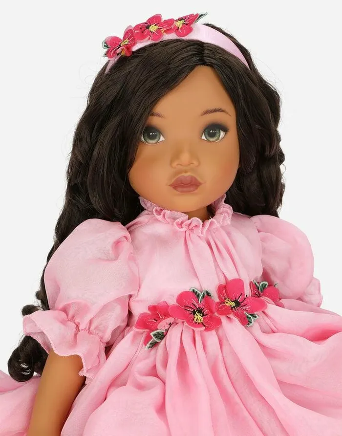Dolce and Gabbana Accessories Children Doll With Chiffon Dress Multicolor Dolce and Gabbana Accessories Children Doll With Chiffon Dress Multicolor