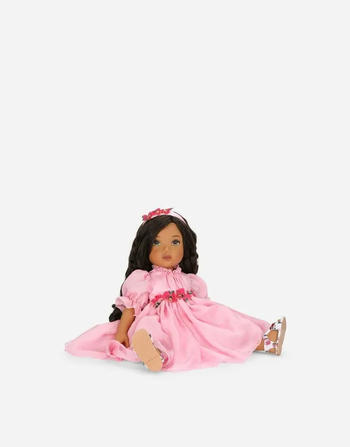 Dolce and Gabbana Accessories Children Doll With Chiffon Dress Multicolor Dolce and Gabbana Accessories Children Doll With Chiffon Dress Multicolor