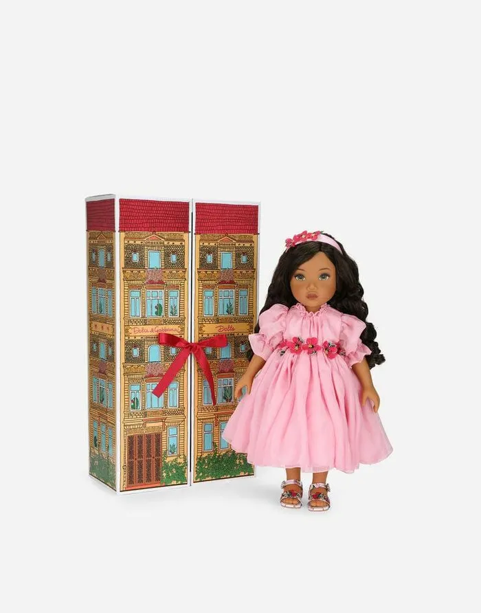Dolce and Gabbana Accessories Children Doll With Chiffon Dress Multicolor Dolce and Gabbana Accessories Children Doll With Chiffon Dress Multicolor