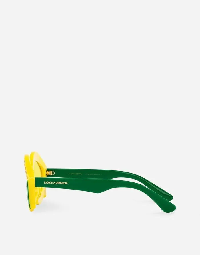 Dolce and Gabbana Accessories Children Farmer Sunglasses Yellow Dolce and Gabbana Accessories Children Farmer Sunglasses Yellow