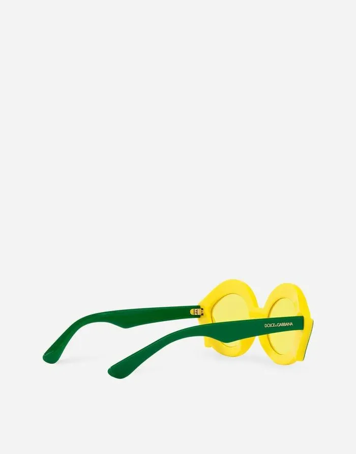 Dolce and Gabbana Accessories Children Farmer Sunglasses Yellow Dolce and Gabbana Accessories Children Farmer Sunglasses Yellow