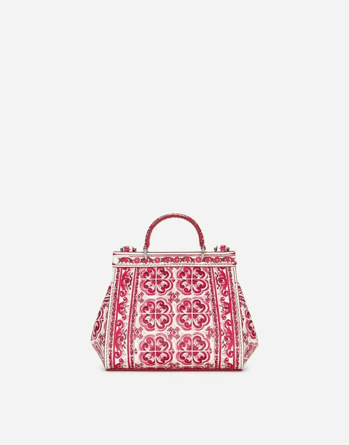 Dolce and Gabbana Accessories Children Mini Sicily Handbag Multicolor