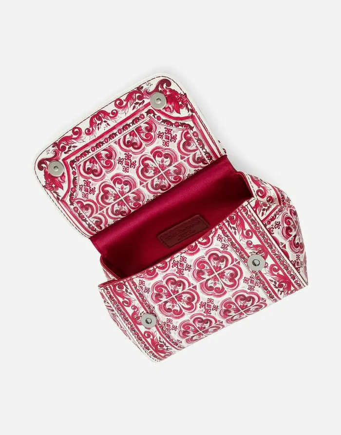 Dolce and Gabbana Accessories Children Mini Sicily Handbag Multicolor