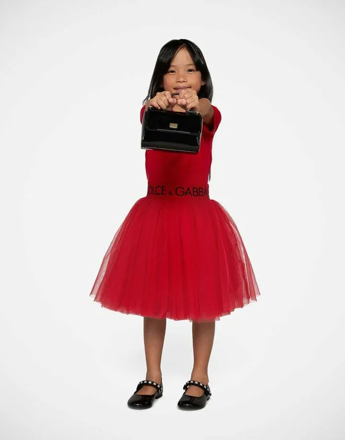 Dolce and Gabbana Accessories Children Patent Leather Handbag Black Dolce and Gabbana Accessories Children Patent Leather Handbag Black