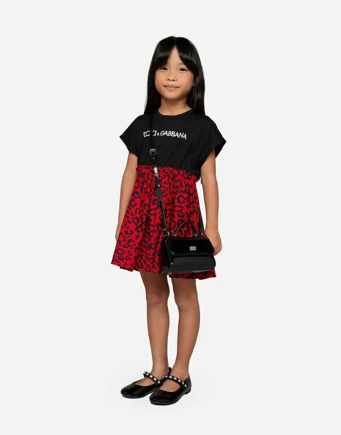 Dolce and Gabbana Accessories Children Patent Leather Handbag Black Dolce and Gabbana Accessories Children Patent Leather Handbag Black