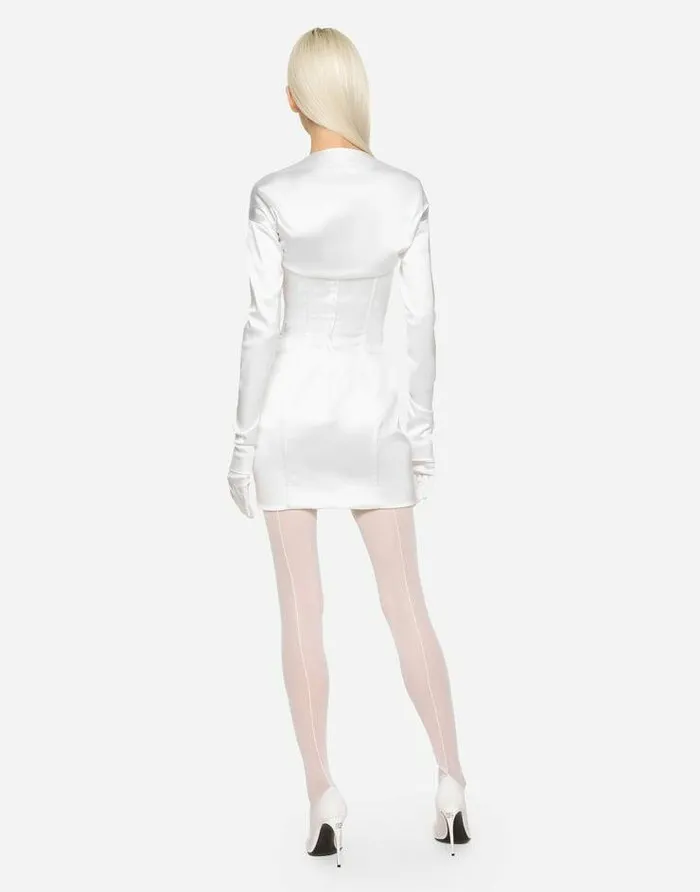 Dolce and Gabbana Blazers Women KIM DOLCEandGABBANA Satin Shrug White