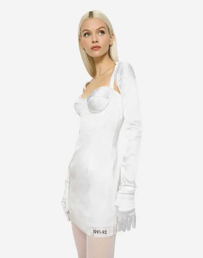 Dolce and Gabbana Blazers Women KIM DOLCEandGABBANA Satin Shrug White