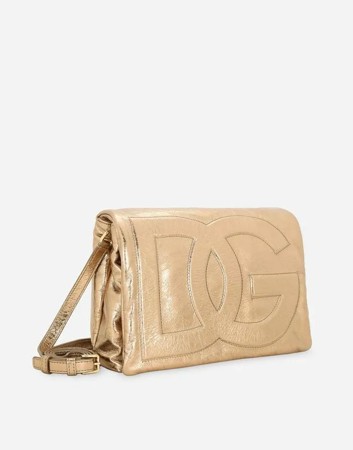 Dolce and Gabbana DG Logo Bag Women Soft DG Logo Bag Crossbody Bag Gold Dolce and Gabbana DG Logo Bag Women Soft DG Logo Bag Crossbody Bag Gold