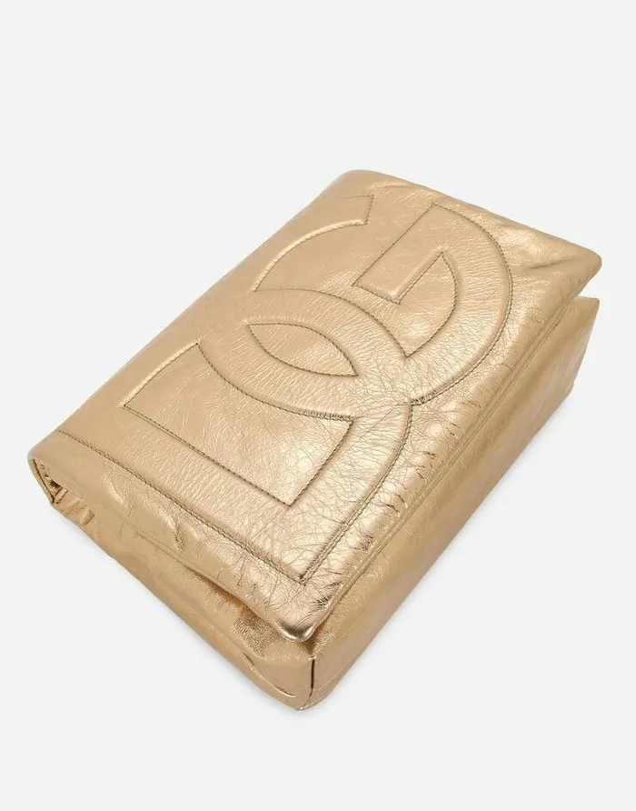 Dolce and Gabbana DG Logo Bag Women Soft DG Logo Bag Crossbody Bag Gold Dolce and Gabbana DG Logo Bag Women Soft DG Logo Bag Crossbody Bag Gold