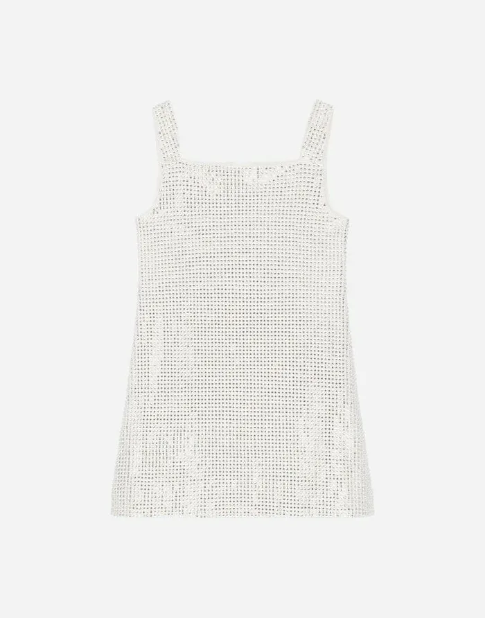 Dolce and Gabbana Dresses Children Short Interlock Dress With Fusible Rhinestones Multicolor Dolce and Gabbana Dresses Children Short Interlock Dress With Fusible Rhinestones Multicolor