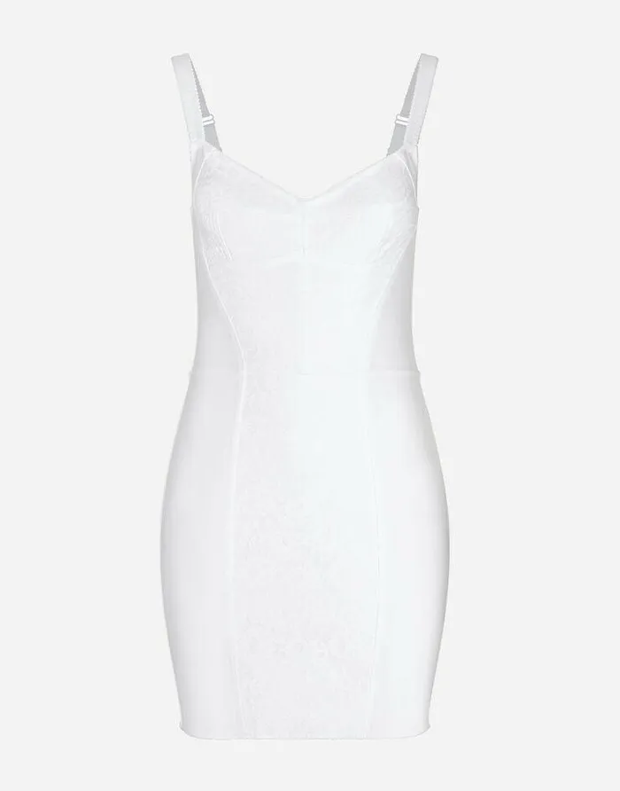 Dolce and Gabbana Dresses Women Corsetstyle Slip Dress White
