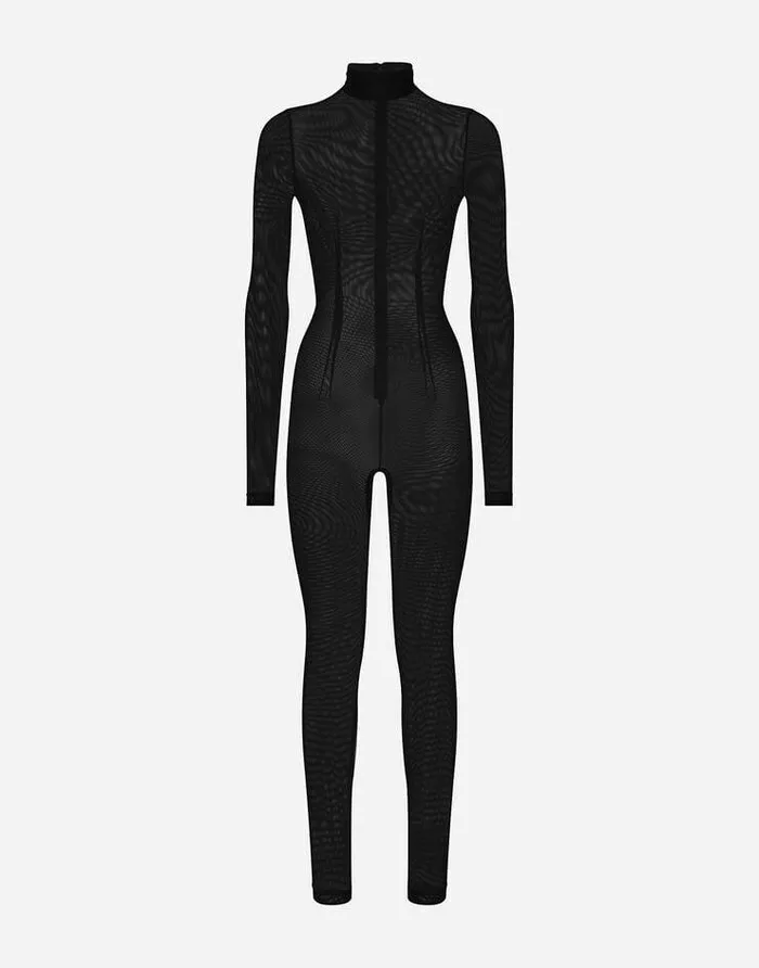 Dolce and Gabbana Dresses Women KIM DOLCEandGABBANA Tulle Jumpsuit Black