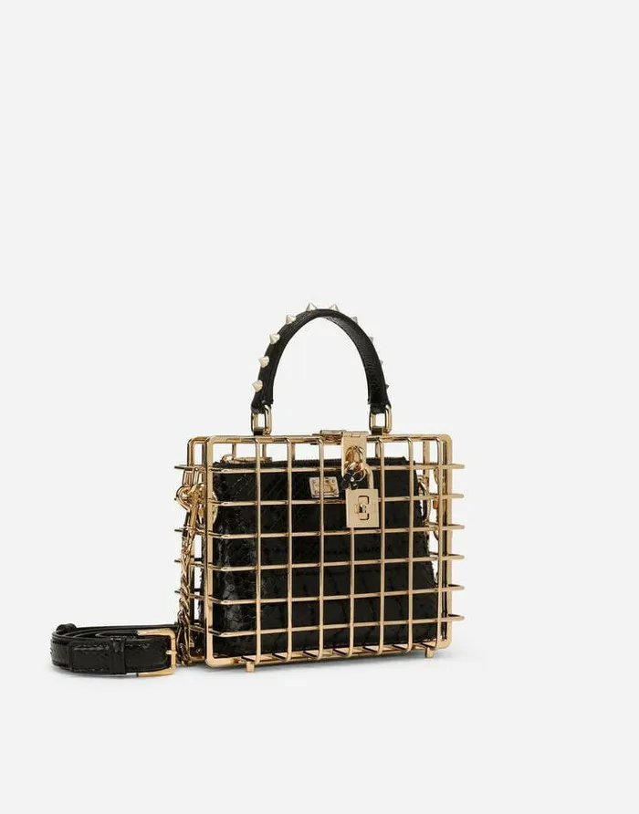 Dolce and Gabbana Handbags Women Dolce Box Bag In Metal And Ayers Multicolor Dolce and Gabbana Handbags Women Dolce Box Bag In Metal And Ayers Multicolor