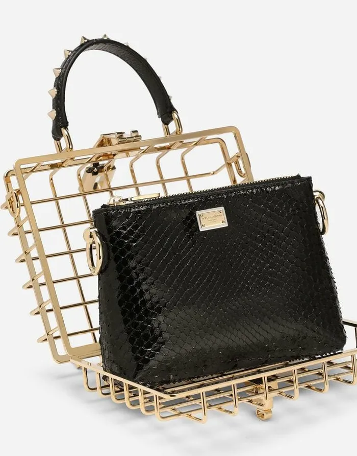 Dolce and Gabbana Handbags Women Dolce Box Bag In Metal And Ayers Multicolor Dolce and Gabbana Handbags Women Dolce Box Bag In Metal And Ayers Multicolor