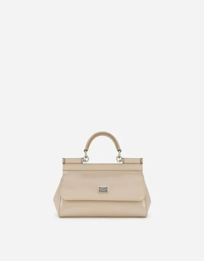 Dolce and Gabbana Handbags Women KIM DOLCEandGABBANA Small Sicily Handbag Beige