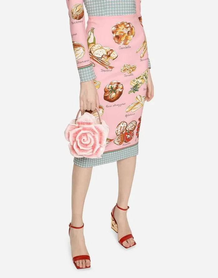 Dolce and Gabbana Handbags Women Resin Rosedesign Dolce Box Bag Multicolor Dolce and Gabbana Handbags Women Resin Rosedesign Dolce Box Bag Multicolor