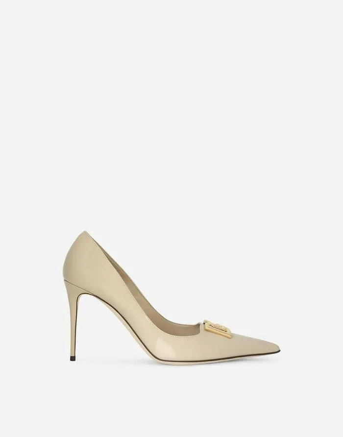 Dolce and Gabbana Pumps And Slingback Women Calfskin Pumps Beige