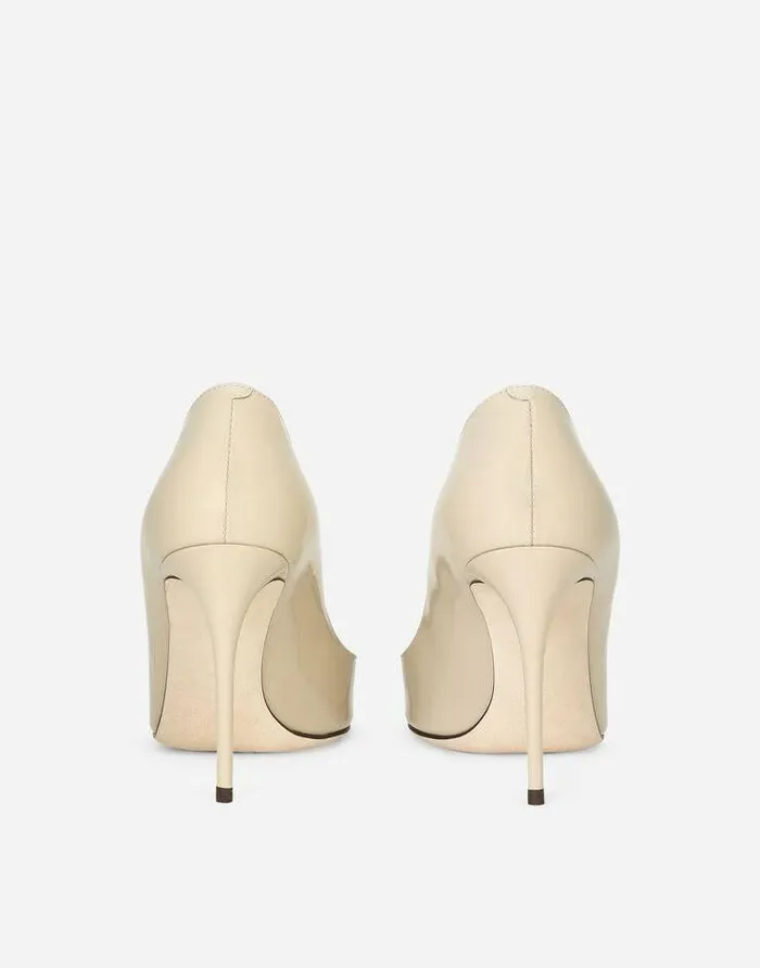 Dolce and Gabbana Pumps And Slingback Women Calfskin Pumps Beige