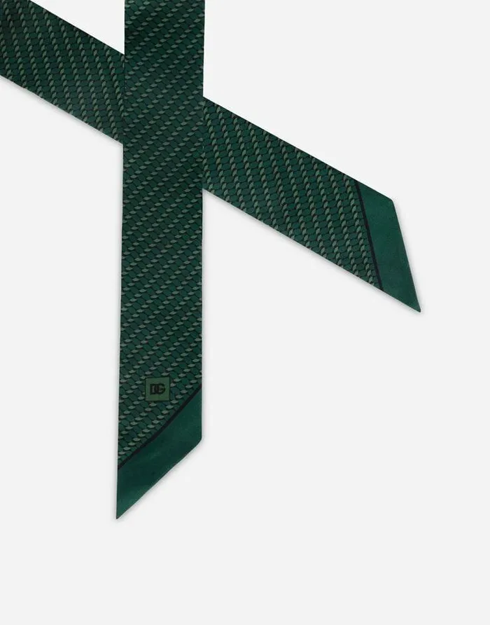 Dolce and Gabbana Scarves And Silks Men Silk Scarf With Polkadot Print Multicolor Dolce and Gabbana Scarves And Silks Men Silk Scarf With Polkadot Print Multicolor