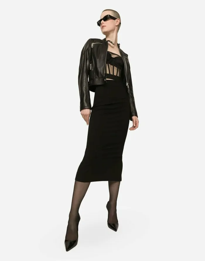 Dolce and Gabbana Shirts And Tops Women Tulle Bustier Top With Boning Black Dolce and Gabbana Shirts And Tops Women Tulle Bustier Top With Boning Black