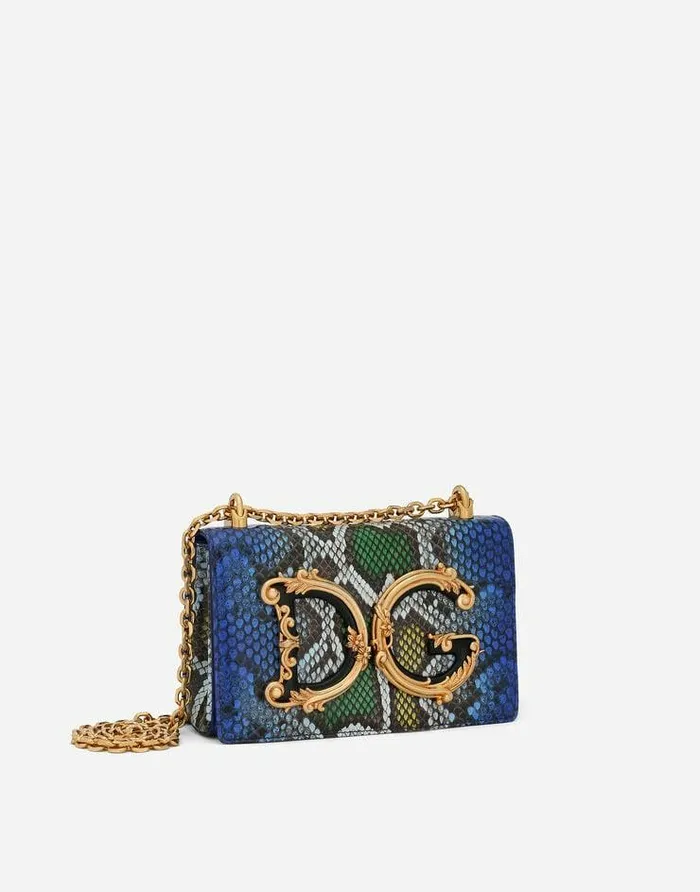 Dolce and Gabbana Shoulder And Crossbody Bags Women Medium DG Girls Shoulder Bag Blue Dolce and Gabbana Shoulder And Crossbody Bags Women Medium DG Girls Shoulder Bag Blue