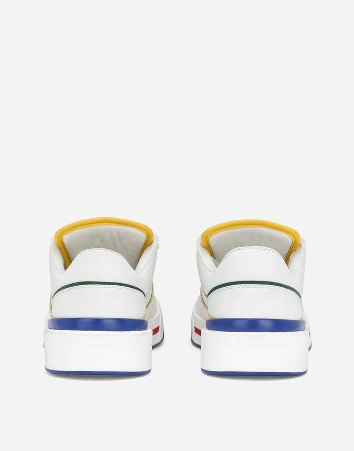 Dolce and Gabbana Sneakers Men Calfskin New Roma Sneakers Multicolor Dolce and Gabbana Sneakers Men Calfskin New Roma Sneakers Multicolor