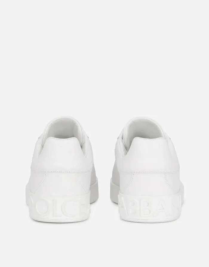 Dolce and Gabbana Sneakers Men Calfskin Portofino Sneakers White Dolce and Gabbana Sneakers Men Calfskin Portofino Sneakers White