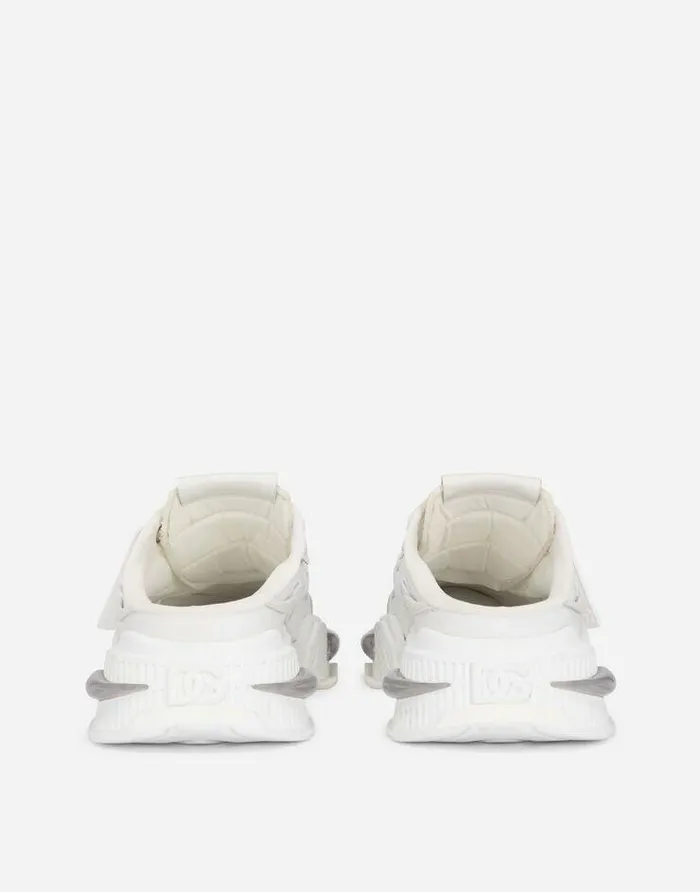 Dolce and Gabbana Sneakers Men Mixedmaterial Airmaster Mule Sneakers White Dolce and Gabbana Sneakers Men Mixedmaterial Airmaster Mule Sneakers White