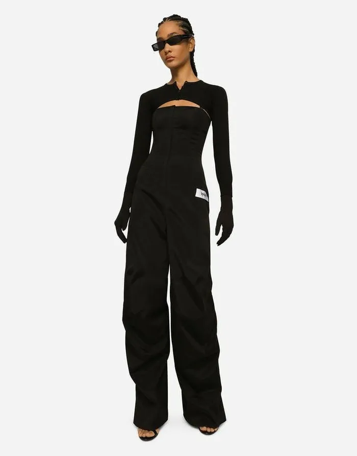 Dolce and Gabbana Sweaters And Cardigans Women KIM DOLCEandGABBANA Viscose Shrug Black Dolce and Gabbana Sweaters And Cardigans Women KIM DOLCEandGABBANA Viscose Shrug Black