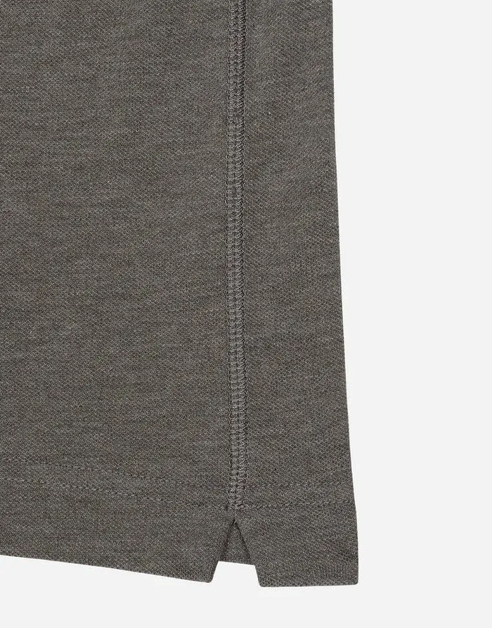 Dolce and Gabbana TShirts And Polos Men Cotton Piqu Poloshirt With Branded Tag Grey Dolce and Gabbana TShirts And Polos Men Cotton Piqu Poloshirt With Branded Tag Grey